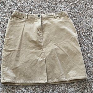 Corduroy skirt sz 10